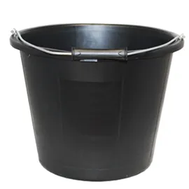 3 Gal Black Bucket